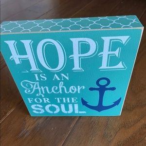 Ocean anchor sign ⭐️ if interested make an offer⭐️